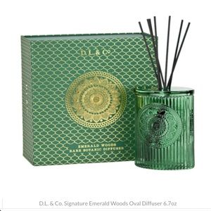 D.L. & CO. SIGNATURE EMERALD WOODS OVAL DIFFUSER 6.7OZ